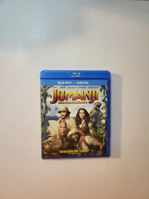 Jumanji: Welcome to the Jungle (Blu-ray, 2017) NO DIGITAL COPY