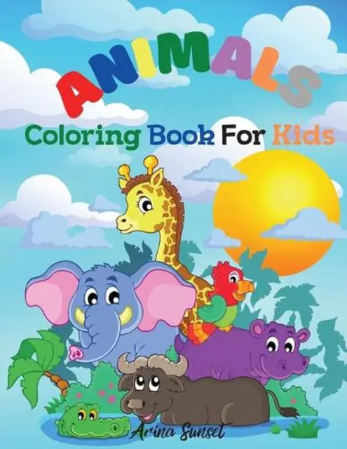 Coloring Books for Girls: 50 Cute Animals: Colouring Book for