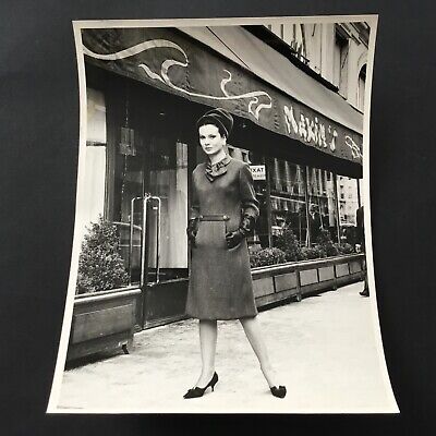 Photo MODE LANVIN 1963/1964 Giulietta Tweed Perrier Argentique Original Fashion 