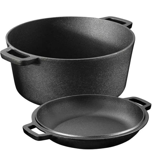 Faitout Sitram Granité 24cm - Aluminium Forgé Revêtement Pierre Anti-Adhésif - Compatible Induction - Noir