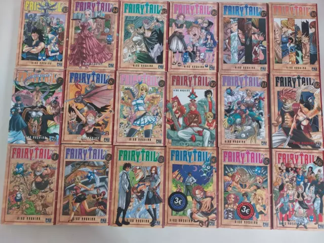 Lot Fairy Tail volumes 1 à 18