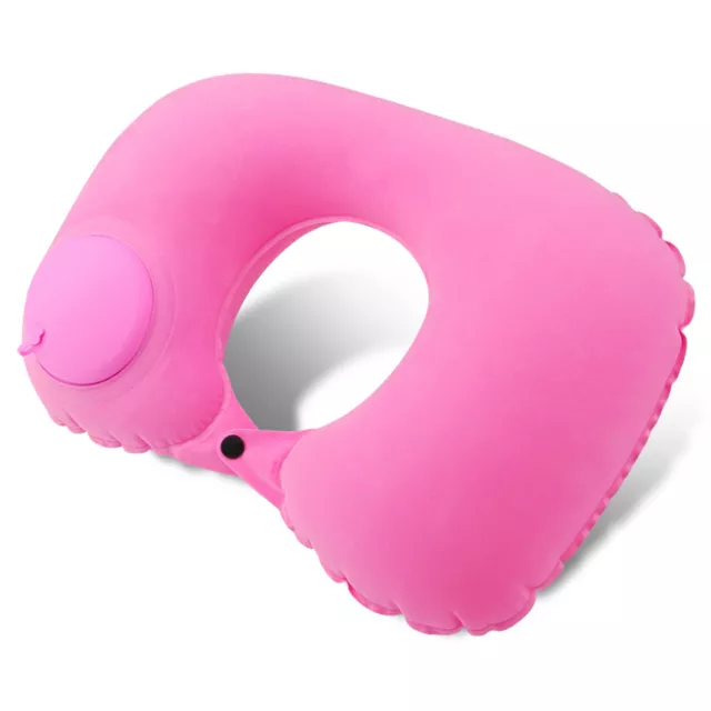 Inflatable Pillow Comfortable Fatigue Relief Long Distance Travel Foldable