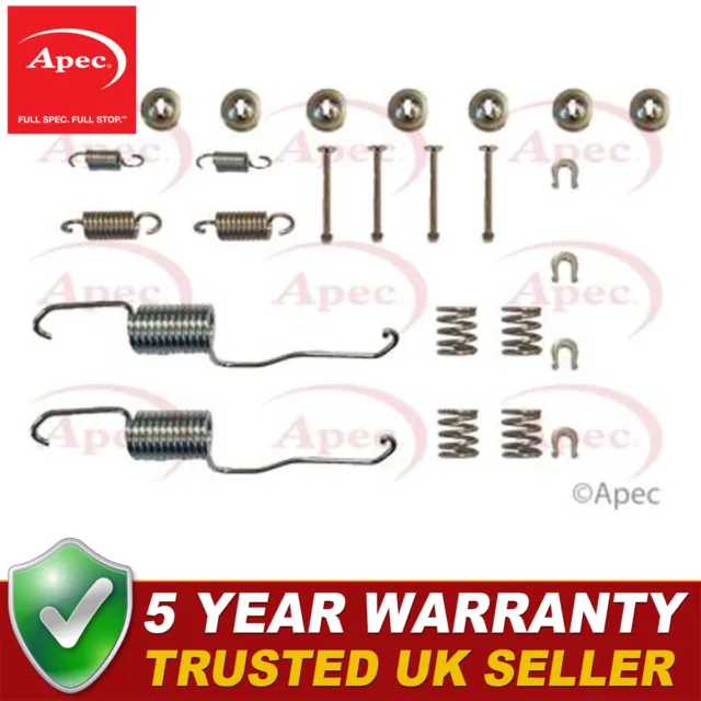 Apec Rear Brake Shoes Fitting Kit Fits Toyota RAV4 Daihatsu Terios