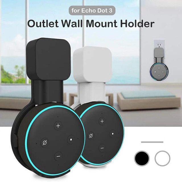 Outlet Wall Mount Hanger Stand Holder for Google Home Mini Echot Dot 3 Speaker