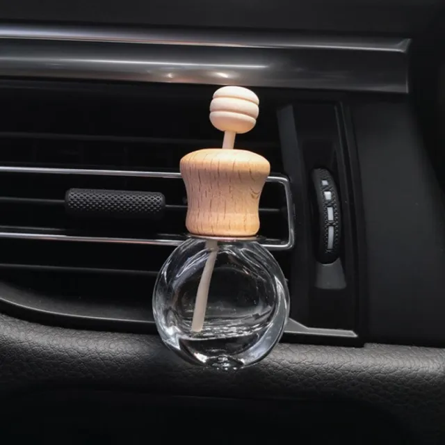 1pc Air Freshener Car Perfume Clip Fragrance Empty Glass Bottle For EssentiAT Sp