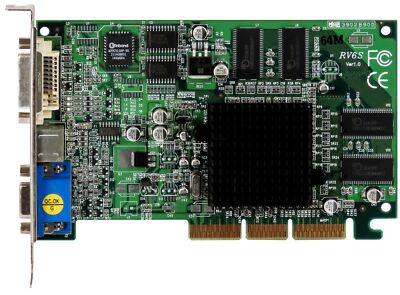 ATI Radeon 7000 64MB DDR Scheda grafica AGP Retrò Windows 95 98 DOS 