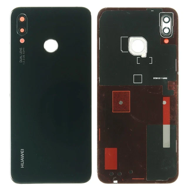 Huawei P20 Lite Arrière Boîtier Étui Plate Lentille de la Caméra Adhésif Noir