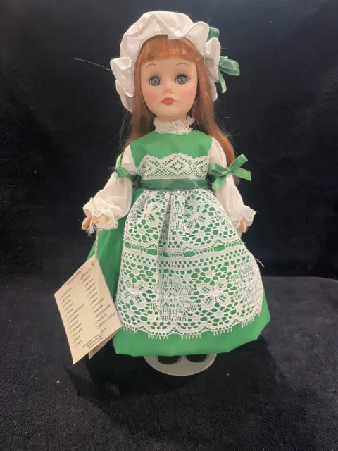 Vintage Effanbee Ireland Doll #1105 The Wonderful World of Dolls 11" Box& Tag