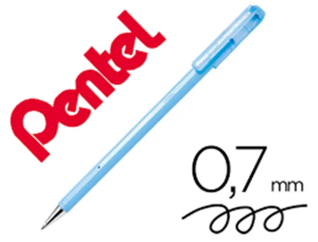 Penna A Sfera Antibatterica 0.7mm Agli Ioni D'Argento Colore Nero | Pentel
