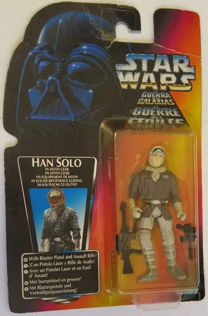 Star Wars Power Force Han Solo Hoth Gear Action Figure Kenner
