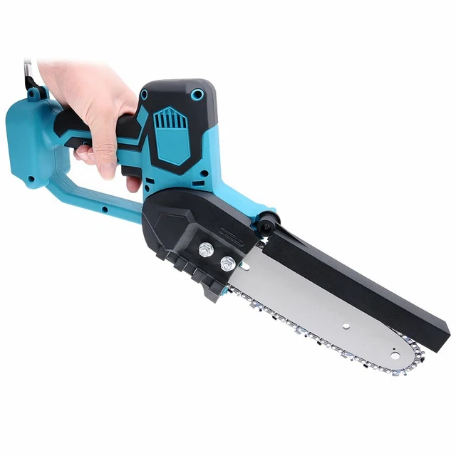 Motosega A Batteria, Motosega A Batteria Da 4 Pollici, Mini Motosega Elettrica Portatile Per Rami Di Alberi Giardino 2 Batterie Da 55 Ore Caricabatterie Compatibile Con Batterie Makita 81229412 - Foto 10