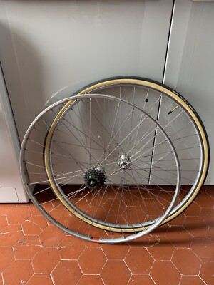 Roues Boyaux Moyeux PÉLISSIER Gravés Jante Mavic Spécial Sport 