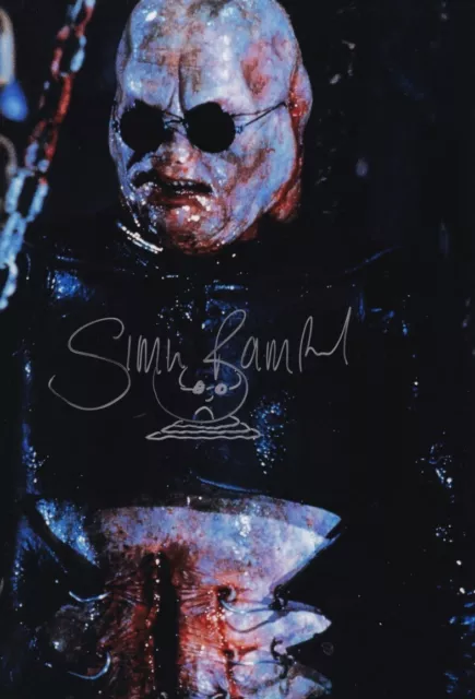 SIMON BAMFORD signed Autogramm 20x30cm HELLRAISER in Person autograph COA