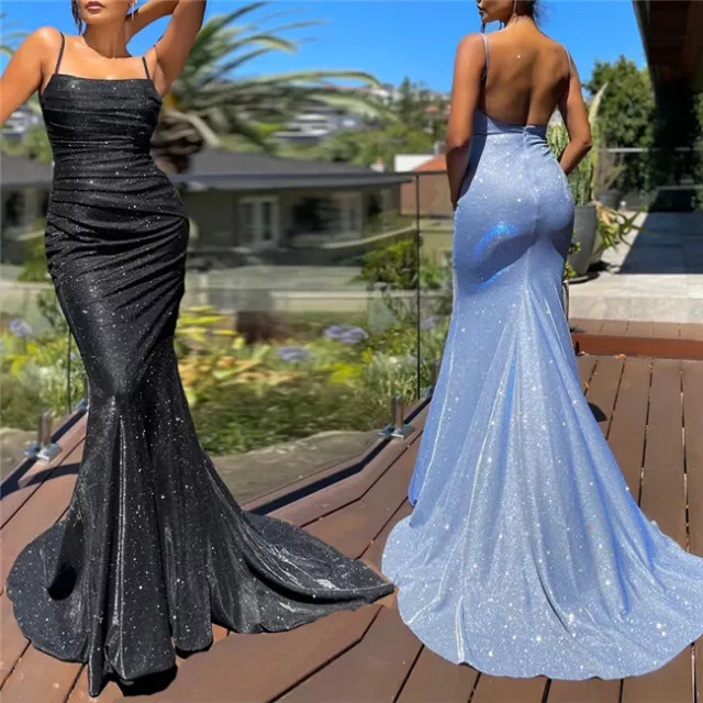 Dresses Ball Womens Prom Party Formal Long Gown Evening Bridesmaid Wedding