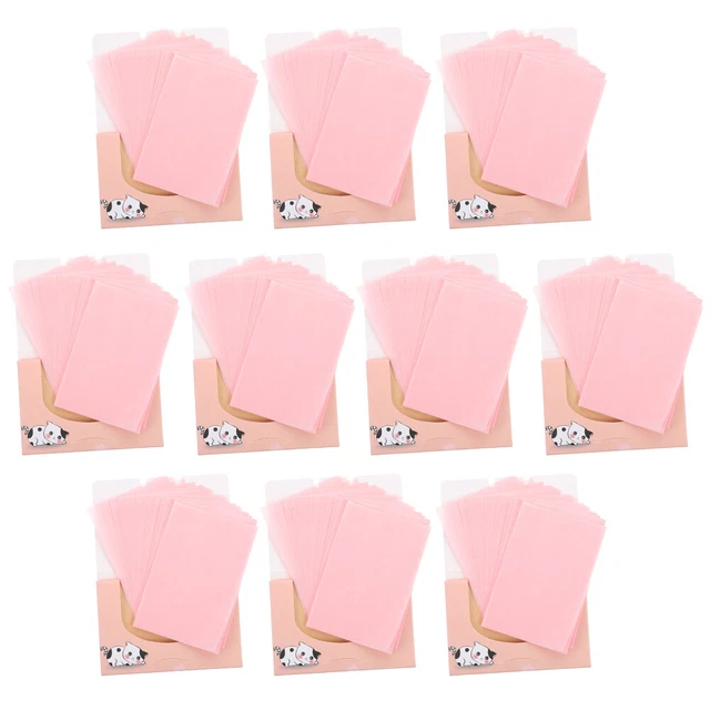 10 Boxes Öllöschpapier Organisches Gesichtsöl Absorbierendes