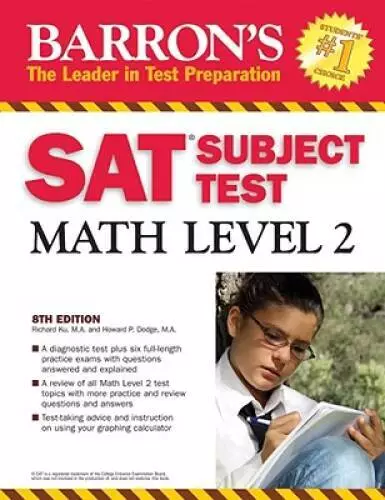 Barrons SAT Subject Test Math Level 2, 8th Edition - Paperback - GOOD