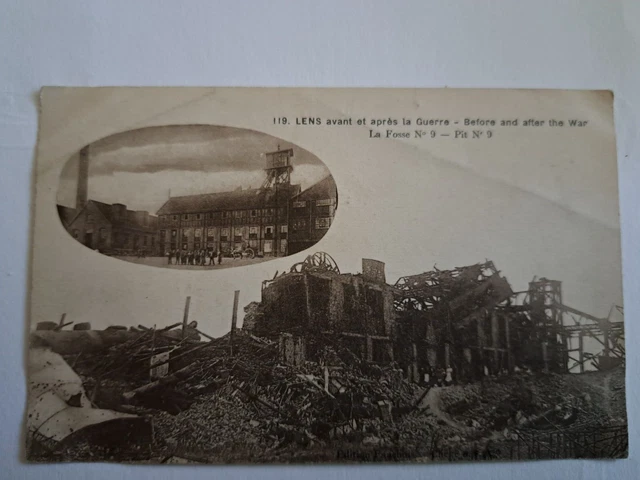 CPA Mines de LENS la Fosse no 9 dept-62