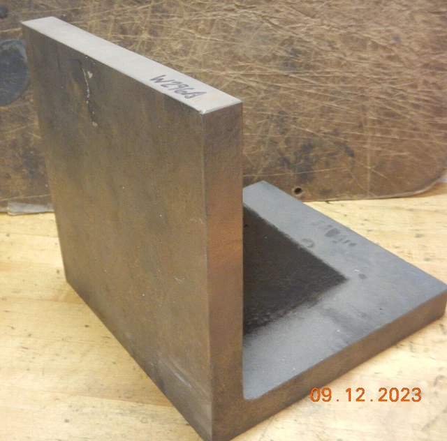 Made In Japan  Solid Angle Plate 8X8X8"  Machinist Jig Fixture No Holes W269A
