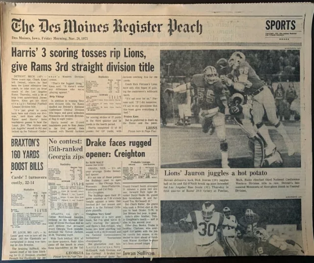 1974 Los Angeles Times * Hank Aaron #716 vs Dodgers * Bill Walton Injury at  UCLA