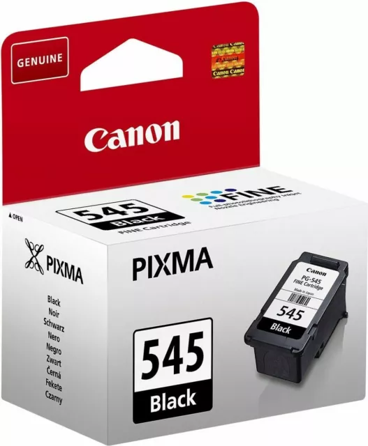 Cartuccia Originale Canon Pg 545 Nero Mg2450 Mg2550 Mg2950 Tr4450 Ts3150 Ts3350