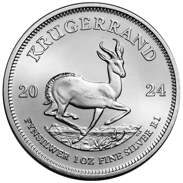 2024 SOUTH AFRICA Silver Krugerrand 1 oz BU 31.27 PicClick