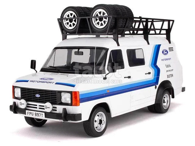 Planche De Décalcomanies 1/18 Ford Transit MkII - Diabolique Rally Team - Colorado MC18024