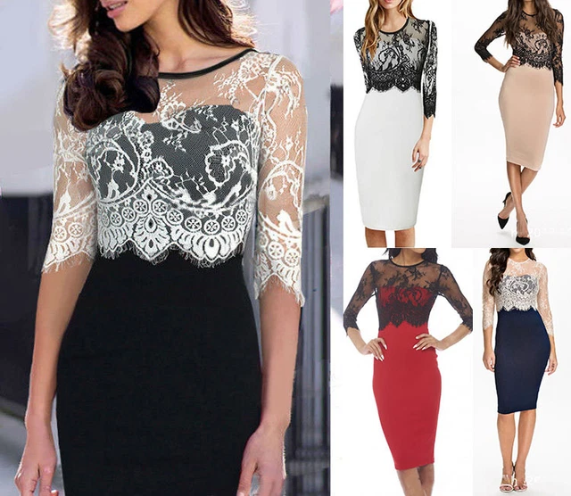 Vestiti Donna - Abiti Lunghi Sera Damigella Ballo - Eleganti per Sposa Cerimonia