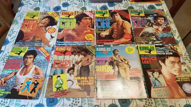Bruce Lee Kung Fu Monthly Magazines 35 Issues