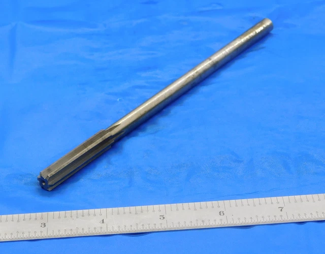 Usa Made .3770" Od Hss Reamer Shank 6 Fl .377 .3770 .3750 Oversize Letter V