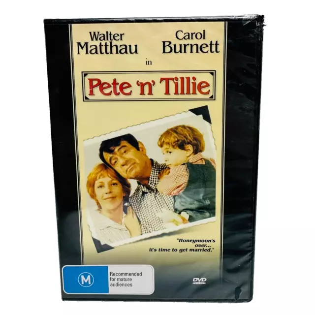 Pete n Tillie DVD Movie Region 4 Comedy Drama Carol Burnett New Sealed