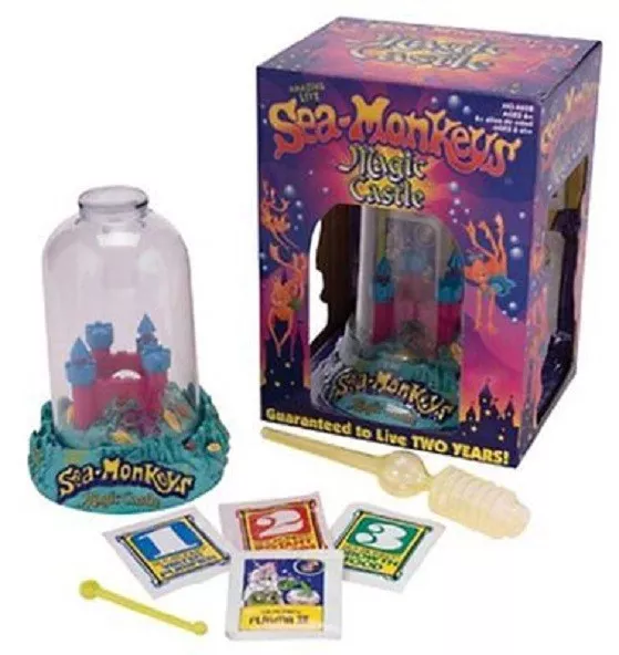 The Original Amazing Live Sea Monkeys Magic Castle Zoo Marine Aquarium 23230