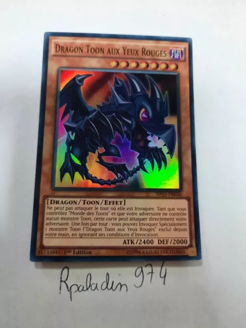 Yu-Gi-Oh ! Dragon Toon Aux Yeux rouges SHVI-FR036 Super rare