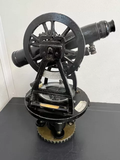 Military Surveyors Transit Theodolite Level W & L E Gurley Troy U.S. C:-1940s. 3