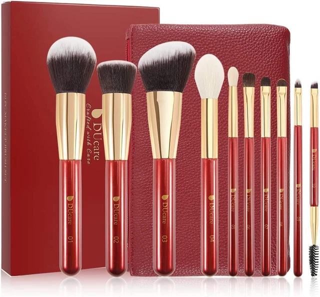 Set Pennelli Make up Professionali Da 10 Pezzi Set Di Pennelli Trucco per Trucco