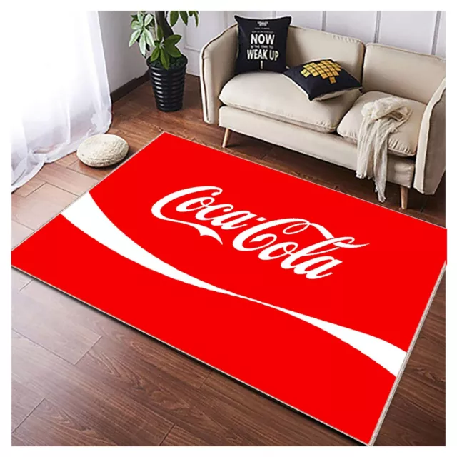 Coca Cola Popular Rug, Drink Patterned Rug, Coca Cola Decor Rug, Cola Carpet Rug