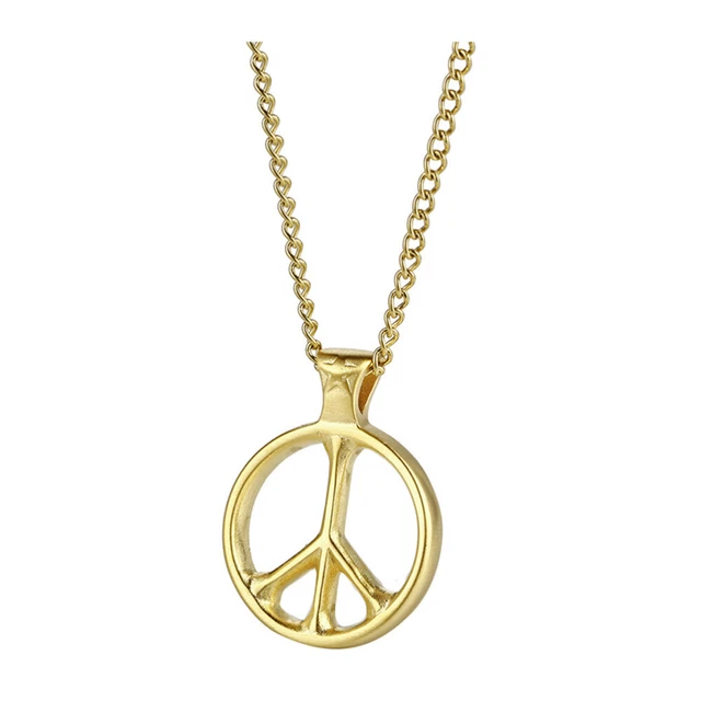 Halskette Peace-Zeichen-Schmuck Peace-Zeichen-Anhänger Geschenke