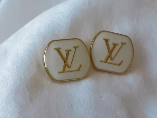 SET 5 LOUIS VUITTON LV Logo Button Buttons Ø 1,14 inch 2,9 cm Vintage  Boutons