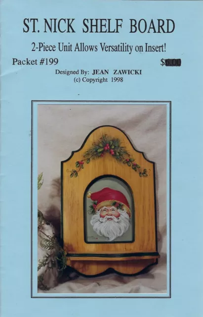 St. Nick Regal Bord Jean Zawicki Dekorativ Malen Muster Paket