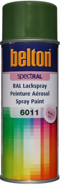 Peinture aérosol RAL 6011 Vert réséda brillant 400ML SPECTRAL BELTON