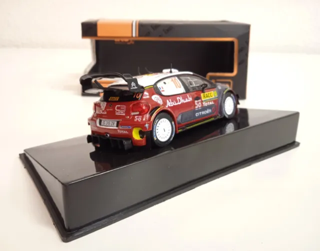 Citroën C3 WRC Loeb/Elena Winner Rallye RACC Catalunya 2018 1/43 IXO NEUF BOITE 2