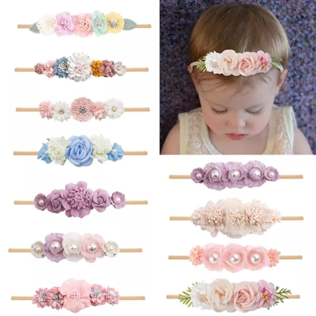 Baby Headband Cute Elastic Flower for Hair Toddler Headb