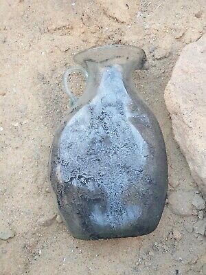 Rare Antique Ancient Roman Egyptian Big Glass Jug Milk Water Ancient Glass 30BC