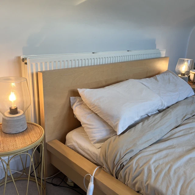 IKEA MALM DOUBLE Bed Frame KING SIZE £100.00 PicClick UK