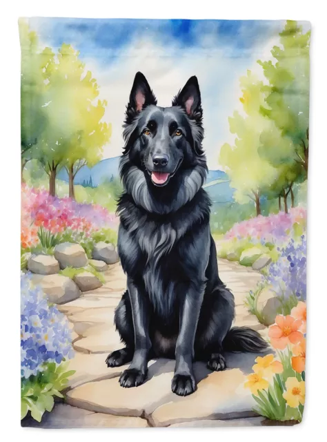 Belgian Sheepdog Spring Path Flag Garden Size DAC6564GF