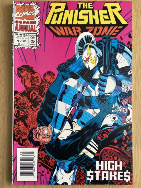 Marvel Comics The Punisher War Zone #1 Annual 1993