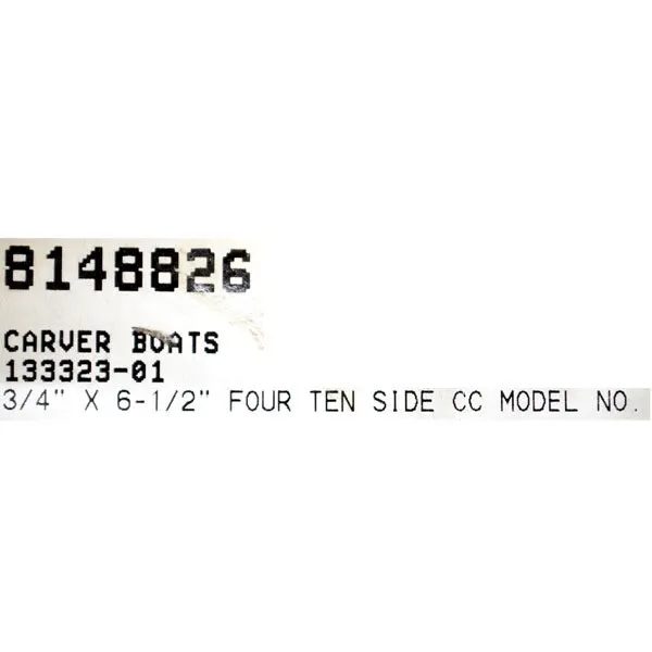 Carver Yachts Boat Raised Decals 8148826 | Four Ten Stickers Black (Pair) 2