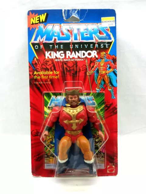 MOTU, De Colección, REY RANDOR, Masters of the Universe, SIN USAR, Sellado, He Man