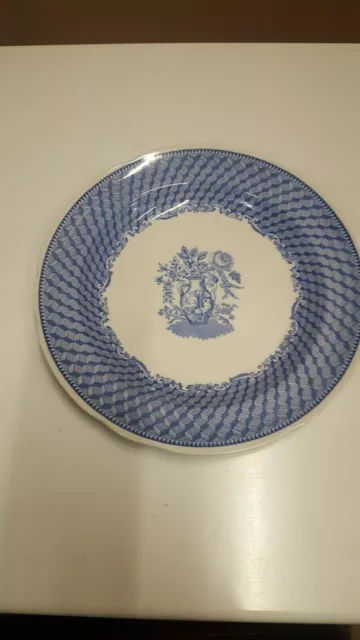 Spode England Victorian Collection Blue Room Portland Vase 10 1/2" Dinner Plate