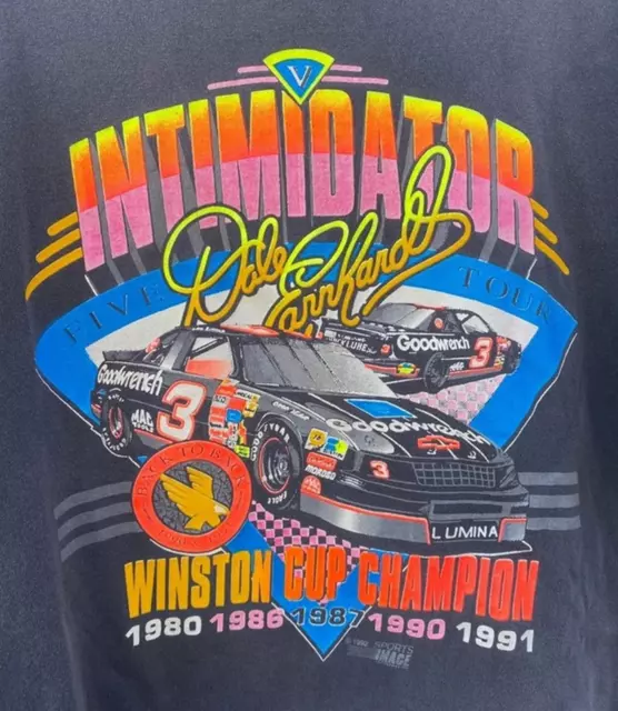 Vtg 90s Dale Earnhardt Intimidator NASCAR T-Shirt Allsizes S-3XL