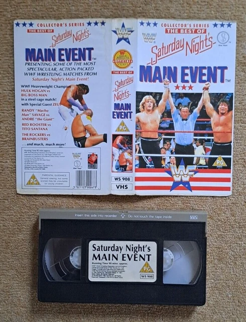 WWF WRESTLING: THE Best Of Saturday Nights Main Event - Vhs Video. £2. ...